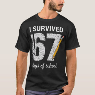 Camiseta I Survived 67 Days Of School Students Teachers 67