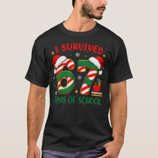 Camiseta I Survived 67 Days Of School Teachers Students Six