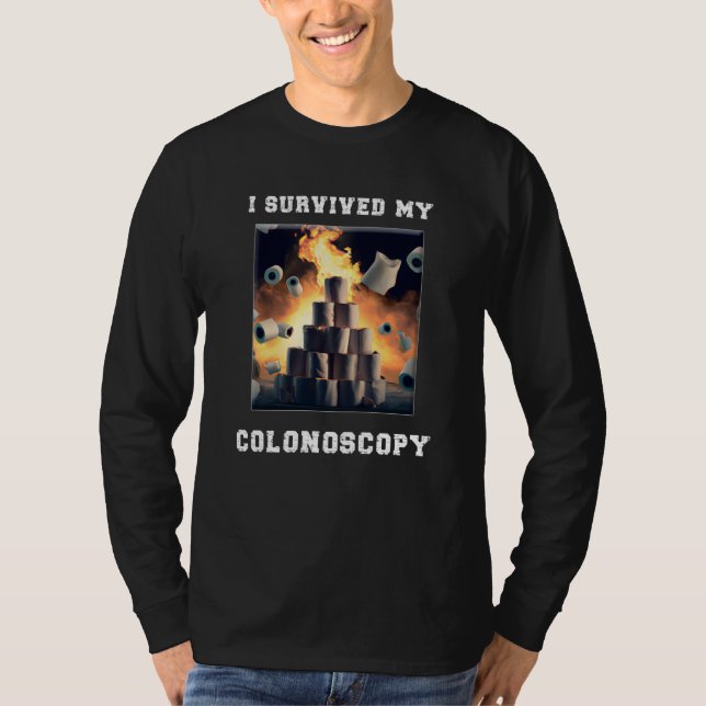 Camiseta I Survived My Colonoscopy Survivor Hospital Patien (Frente)