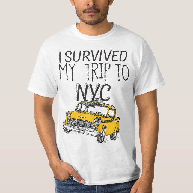 Camiseta I Survived My Trip To NYC  (Frente)