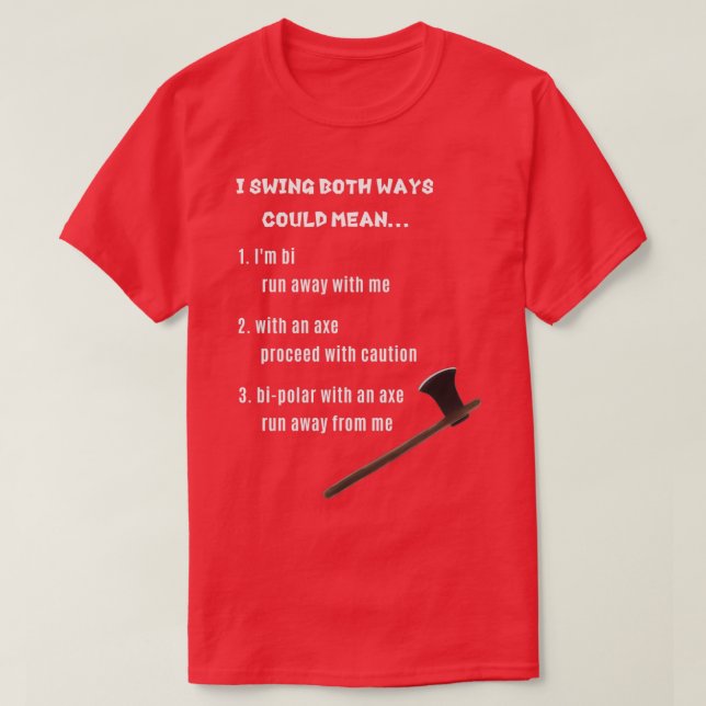 Camiseta I Swing nos dois sentidos (Frente do Design)