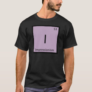 Camiseta I - Tabela Periódica Química Arte Impressionismo