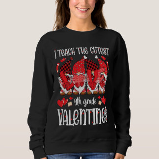 Camiseta I Teach The Cutest 9th Grade Valentines Gnomes Tea