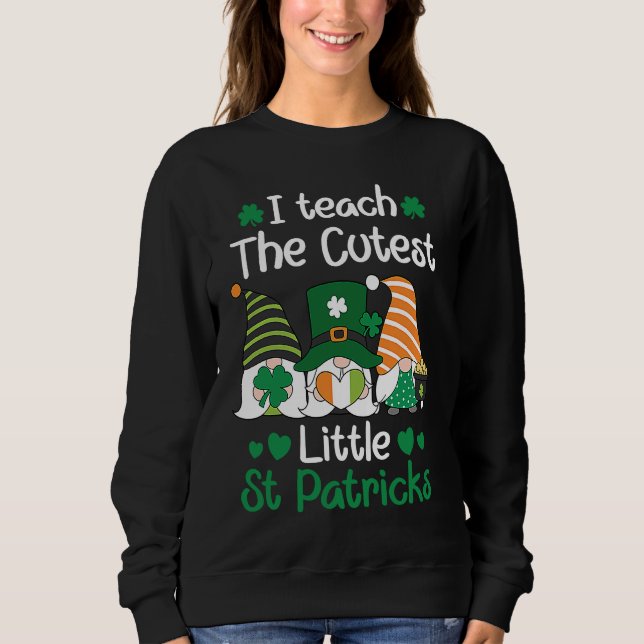 Camiseta I teach the cutest Little St Patrick's day Gnome (Frente)