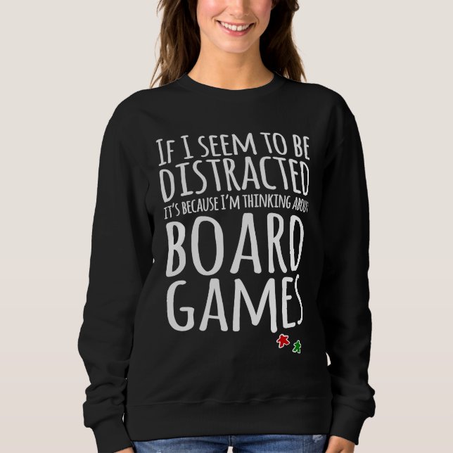 Camiseta I think about board games (Frente)