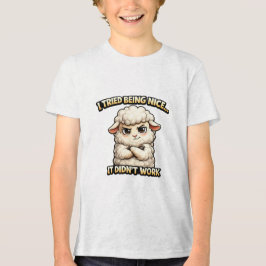 Camiseta "I Tried Being Nice… It Didn’t Work" (Angry Sheep)