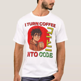 Camiseta I Turn Coffee Into Code
