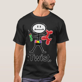 Camiseta I Twist Balloon Artist BusyBodies Stick Figure