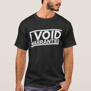 Camiseta I VOID WARRANTIES Carro Mecânico Entusiasta 2