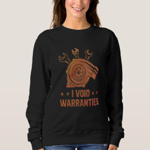 Camiseta I Void Warranties Carro Mecânico Técnico de Veícul