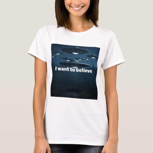 Camiseta I want to believe (Frente)