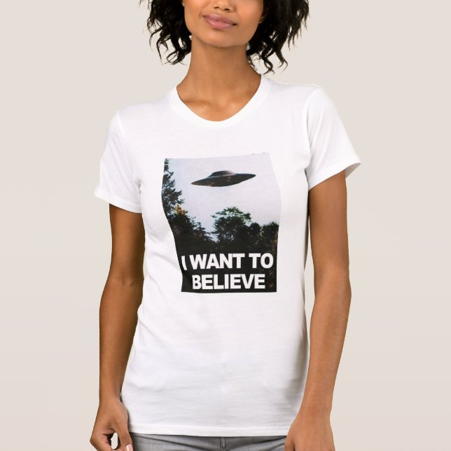 Camiseta I want to believe (Frente)