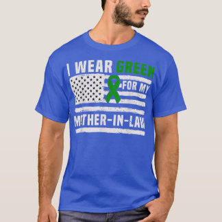 Camiseta I Wear Green For My Mother-in-law - Mental Health 