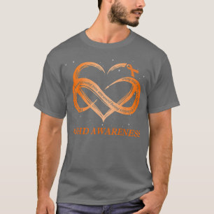 Camiseta I Wear Orange For ADHD Awareness Warrior 799