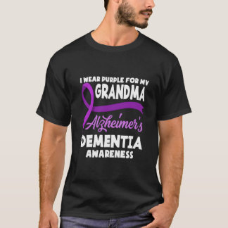 Camiseta I Wear Purple For My Grandma Alzheimer'S Detia Awa