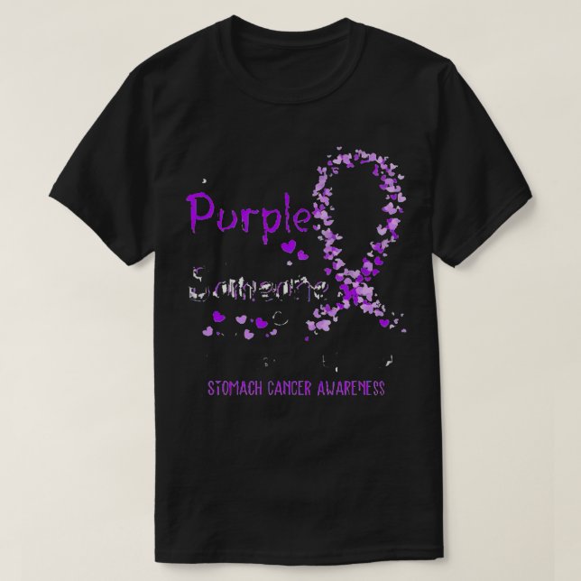 Camiseta I Wear Purple For Someone I Miss Every Single Day  (Frente do Design)