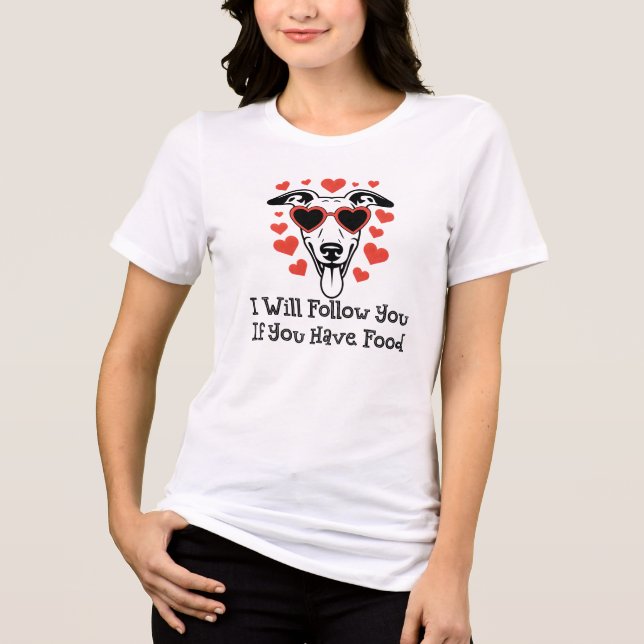 Camiseta I Will Follow You Funny Dog (Frente)