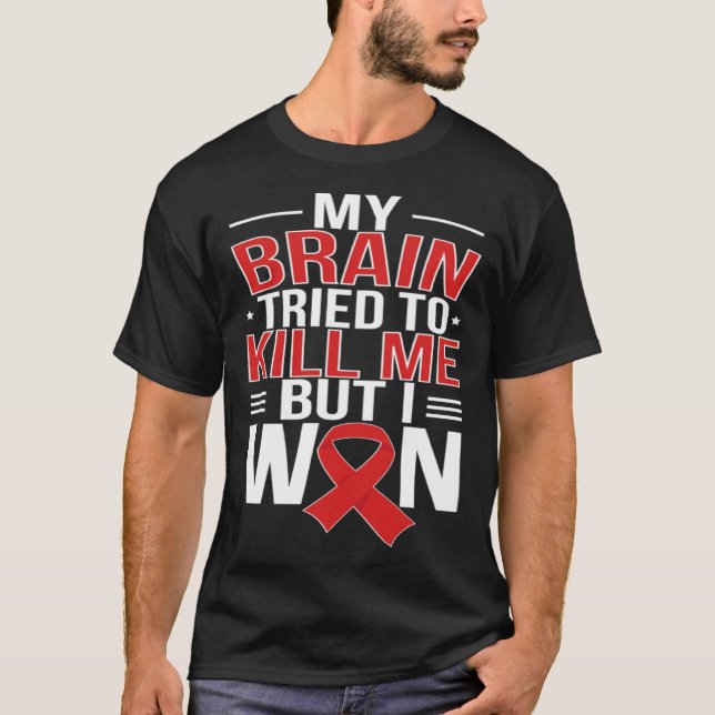 Camiseta I Won Stroke Survivor Stroke Awareness Month 1 (Frente)