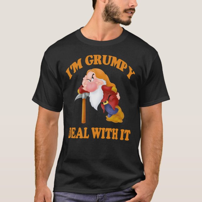Camiseta I&x27;M GRUMPY Lidar Com Ti Retrato Clássico T-Shi (Frente)