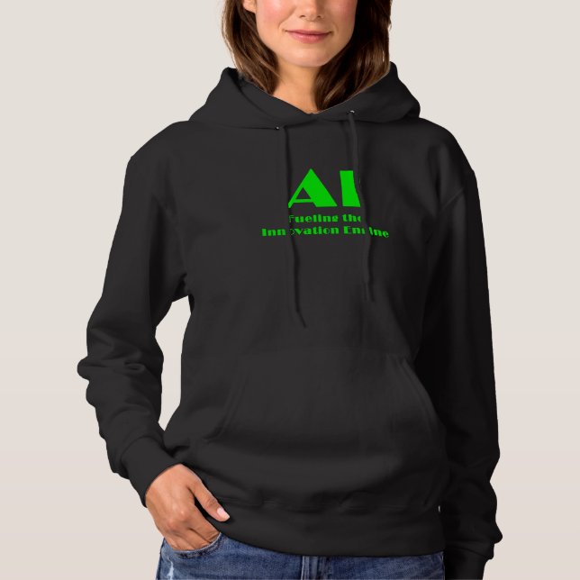 Camiseta IA Alimentando o Motor da Inovação (Frente)