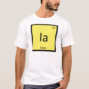 Camiseta Ia - Símbolo da Tabela Periódica de Química do Est