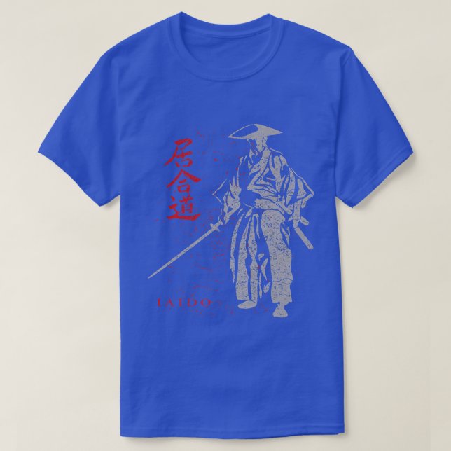 Camiseta IAIDO Martial Arts, Samurai, Ronin (2) (Frente do Design)