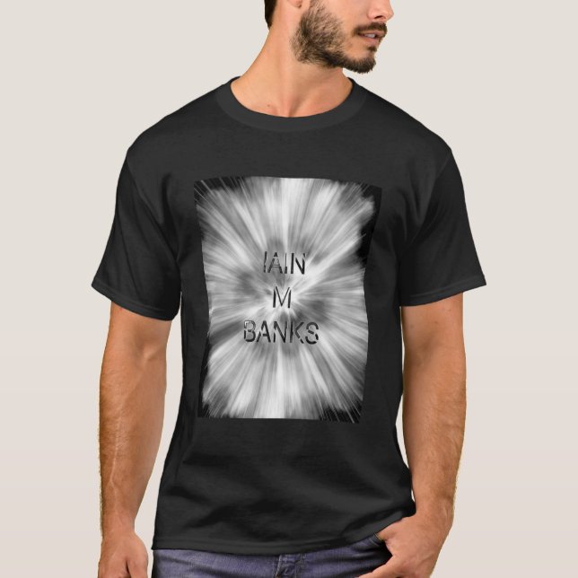 Camiseta Iain M Banks Nebula Explosão (Frente)