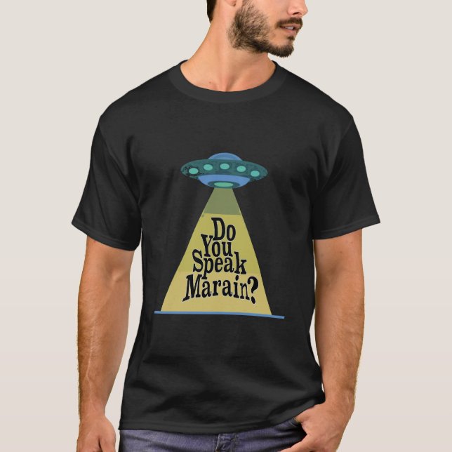 Camiseta Iain M. Banks Você Fala Língua de Cultura Marain (Frente)