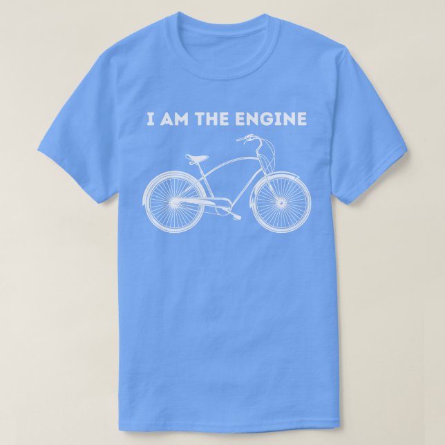 Camiseta Iam, A Bicicleta Do Motor (Frente do Design)