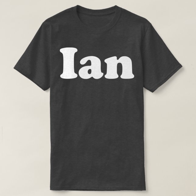 Camiseta Ian (Frente do Design)