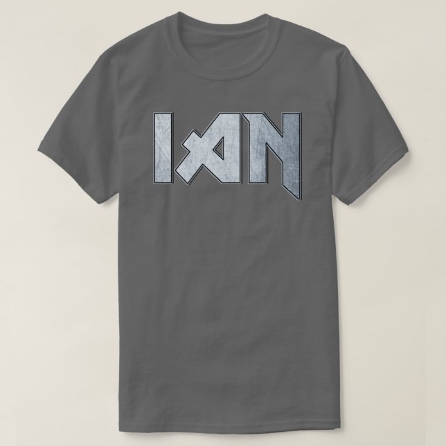 Camiseta Ian de metal pesado (Frente do Design)