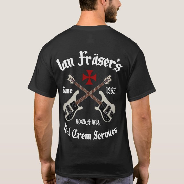 Camiseta Ian Fraser's Road Crew Services 1967 Lemmy Shirt (Verso)