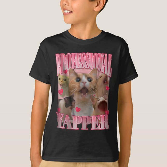 Camiseta Iapper Profissional - Cat Engraçada - Posição Espe (Frente)