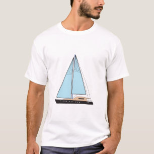 Camiseta Iate de velejo de luxo