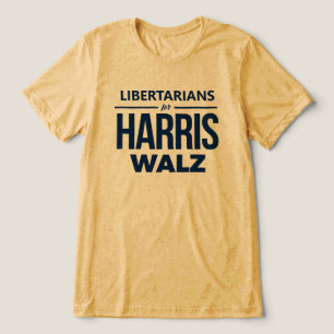 Camiseta Ibertarians para Harris Walz