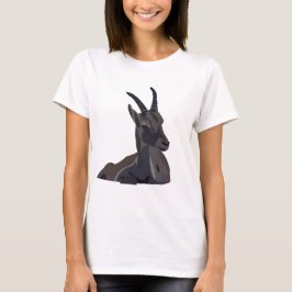 Camiseta Ibex Goat Animal Art Goat