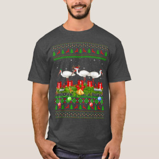 Camiseta Ibis Birds Lover Xmas Lighting Papais noeis Ugly I