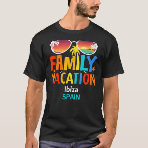 Camiseta Ibiza Familiar Férias Mais Bonitas Ilhas
