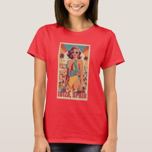 Camiseta Ibiza, Poster de viagens Espanha