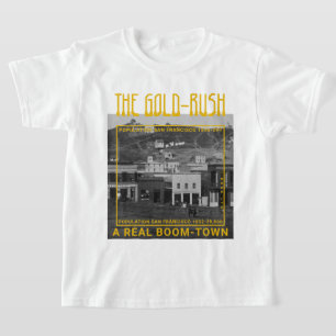 Camiseta IBONELTD. CIDADE DE BOOM Dourado-RUSH 2 bw