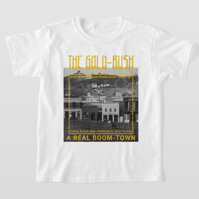 Camiseta IBONELTD. CIDADE DE BOOM Dourado-RUSH 2 bw (Postura )