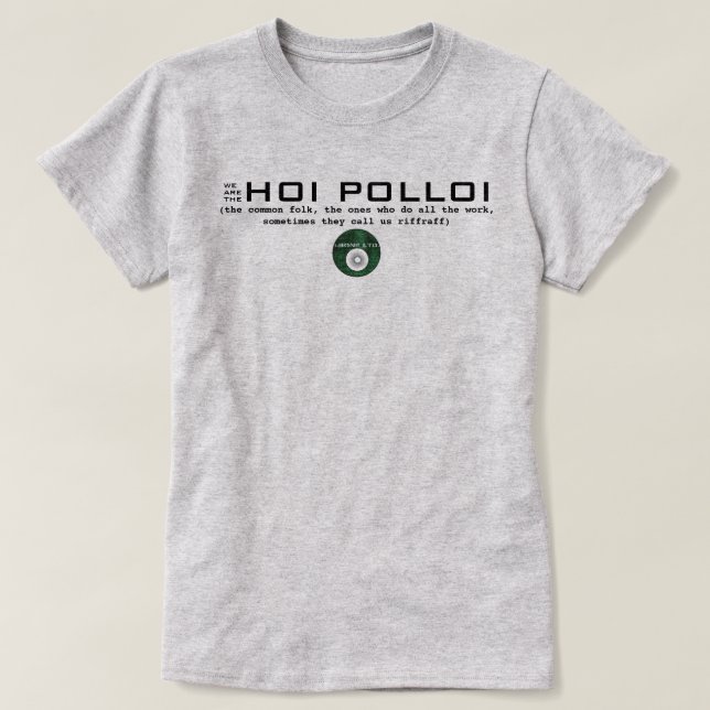 CAMISETA IBONELTD. HOI POLLOI (Frente do Design)