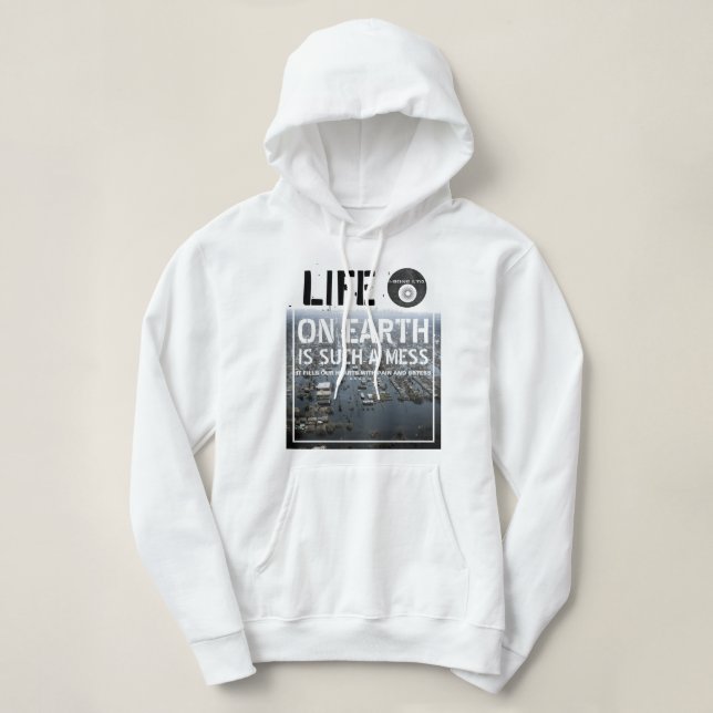 CAMISETA IBONELTD. VIDA NA TERRA 3 (Frente do Design)