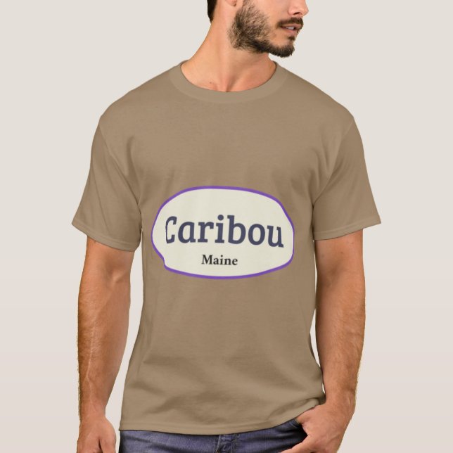 Camiseta ibou Maine Adesivos (Frente)