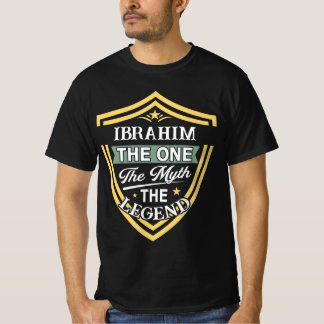 Camiseta Ibrahim O Único O Mito A Lenda