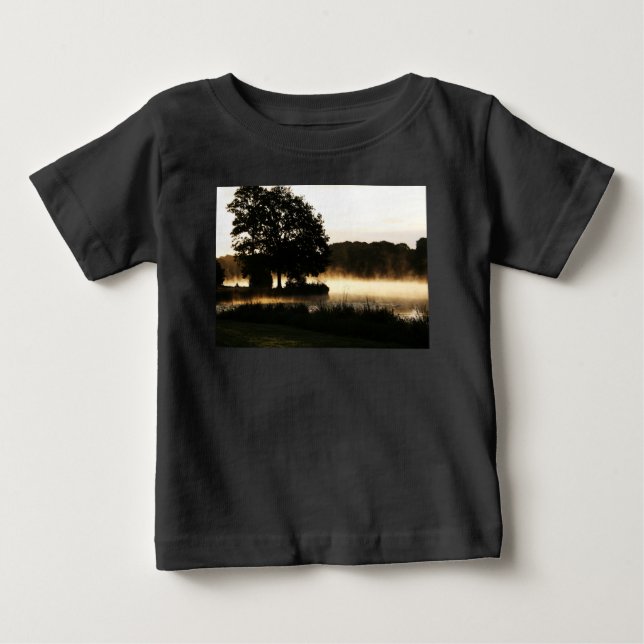Camiseta iccna da Cena do Lago Morning (Frente)