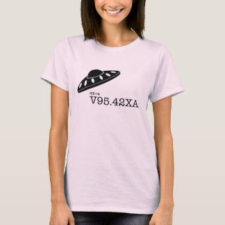Camiseta ICD-10: V9542XA - Impacto da nave espacial