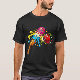 Camiseta Ice Cream Slugger Baseball Art