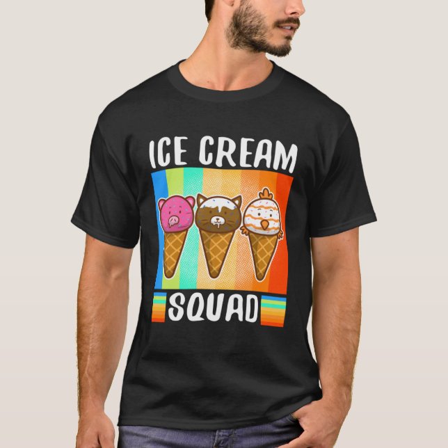 Camiseta Ice cream squad  2 (Frente)