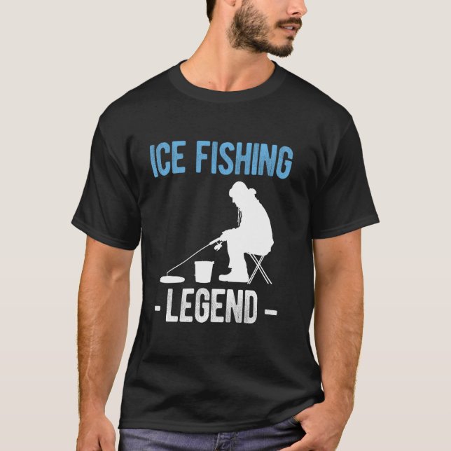 Camiseta Ice Fishing Legend (Frente)